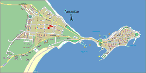 map of Nessebar